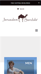 Mobile Screenshot of jerusalemsandals.com